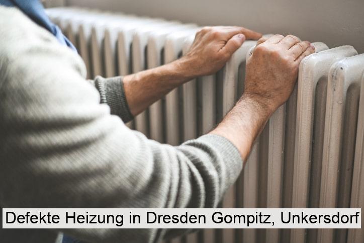 Defekte Heizung in Dresden Gompitz, Unkersdorf